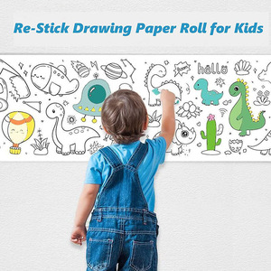 Bview Art 120x11,8 pouces, rouleau de dessin à colorier pour enfants, <span class=keywords><strong>peinture</strong></span> DIY, dessin, coloriage pour enfants - Product Image 3