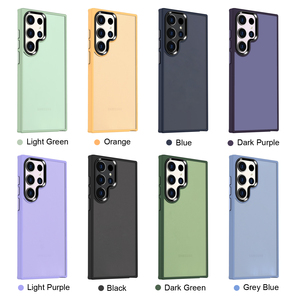 Cover posteriore morbida per telefono cellulare Skin feel per samsung galaxy s23 custodia per telefono colorata ultra traslucida per iphone - Product Image 1