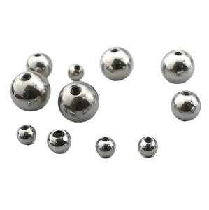 Bola de acero perforada custom 2mm קדח מתכת כדור bola de acero roscada