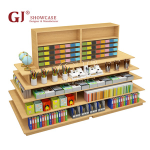 OEM ODM articoli per ufficio per libreria vetrina in legno accessori completi e <span class=keywords><strong>arredamento</strong></span> per negozi di cancelleria - Product Image 2