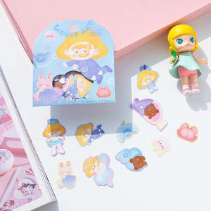 Nekoni – autocollants Kawaii Little Puff, papier mignon Kawaii, Stickers de papeterie à paillettes, pour Journal de fille - Product Image 3