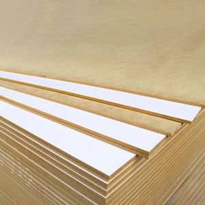 Single Sided White Thin <strong>Melamine</strong> Faced Wood Mdf Board 1mm 2mm 3mm 4mm 5mm <strong>High</strong> Quality <strong>Laminated</strong> Hdf Mdf <strong>Sheet</strong> <strong>4x8</strong> - Product Image 1