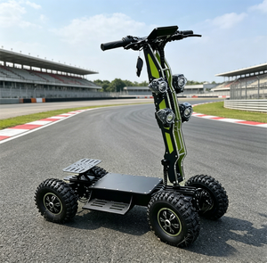 Dual <b>Drive</b> Electric Scooter 14 Inch Tire <b>Disc</b> Brake System Outdoor All Terrain 50-70km/h 70-90km Non Public Road Use - Product Image 4