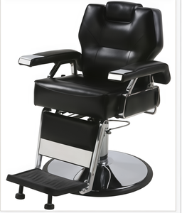 Chaise de barbier pour hommes, salon de coiffure, moderne, de haute qualité, noire et rouge, la plus populaire, en vente en gros - Product Image 4