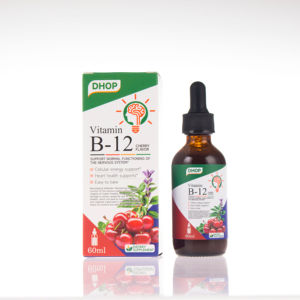 DHOP ビタミンB12液体ドロップス（メチルコバラミン＆チェリー配合）簡単に混ぜられるフォーミュラ、1本あたり60回分 - Product Image 1