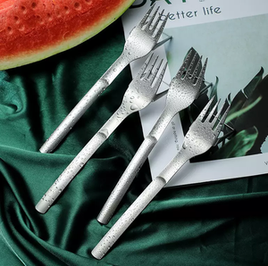 2 in 1 <b>Watermelon</b> Fork Slicer Multi-purpose <b>Watermelon</b> Slicer <b>Cutter</b> Knife Stainless Steel Kitchen Fruit Cutting Fork - Product Image 5