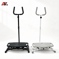 Appareil de fitness 2-en-1 Ab Twister et Ski Machine pour la maison, entraîneur de gainage avec support télescopique réglable et bandes de résistance pour l'équilibre