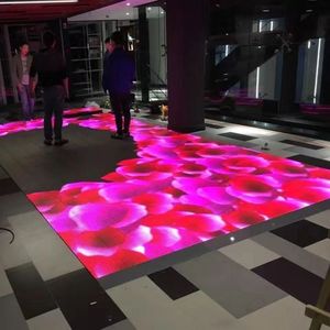 Schermo <span class=keywords><strong>LED</strong></span> a pavimento <span class=keywords><strong>HD</strong></span> P2.976 per eventi, ad alta capacità di carico, resistente a impatto notturno, ad alta luminosità, display elettronico interattivo per spettacoli di danza - Product Image 6