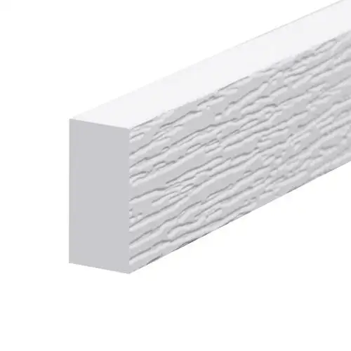 Papan Potong Cetak PVC Eksterior Putih Bingkai Garis Dekorasi Jendela Berperekat Kustom Kualitas Tinggi