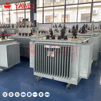 YAWEI 100kva düşük kayıp sıcak satış açık tam bakır hattı yağlı elektrik transformatörü