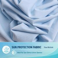Tela FDY Elástica en 4 Direcciones, Teñida Lisa, Ecológica, Buen Precio, Spandex, Seda de Hielo, UPF 50+, para Ropa Deportiva