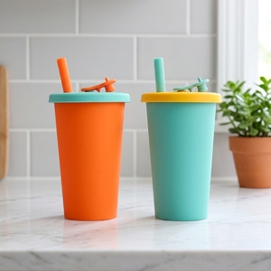 Vaso Personalizado a Prueba de Fugas, Reutilizable, Económico, Libre de BPA, Resistente al Calor, Cambia de Color con el Calor - Product Image 5