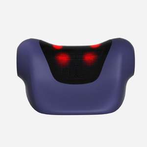 C-Curve Infravermelho Compressa Quente Pescoço Massageador Ajuste Multi-Engrenagem Aquecimento Vibração Dupla Finalidade Cervical Travesseiro Pé Massageador - Product Image 3