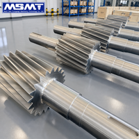 Multi-axle Drive Helical Shaft Forged 42CrMo for Hydraulic Transporter Axle Drive OEM Factory Big Helical Gear Shaft