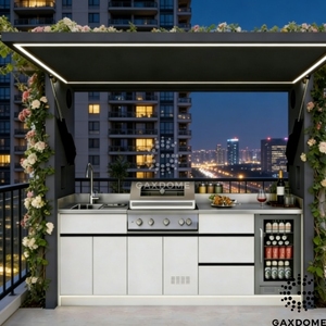 Kit <span class=keywords><strong>de</strong></span> Cocina Comercial para Exteriores, Estación <span class=keywords><strong>de</strong></span> Cocina Modular Prefabricada para Soluciones <span class=keywords><strong>de</strong></span> Restaurantes al Aire Libre - Product Image 1