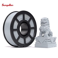 Filament d'imprimante 3D haute vitesse Sungallon 1,75 mm PLA++ Marbre Anti-entrelacement Température d'impression 190-230°C Options 1KG/3KG/5KG