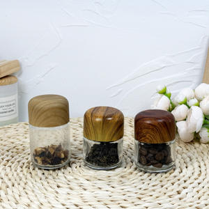 Customized CR Lid <b>Round</b> High and Fine Quality Clear 60ml Dry Flower Canning <b>Glass</b> Jar Free Sample - Product Image 2