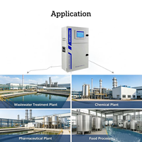 Moniteur de qualité de l'eau multi-paramètres TP1090 - Testeur en temps réel de pH, TDS, chlore résiduel et turbidité pour le traitement des eaux usées