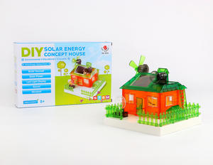 Concepto de energía solar casa juguetes educativos DIY aprendizaje ciencia <span class=keywords><strong>kit</strong></span> creación STEM casa juguete ciencia Kits para niños - Product Image 4