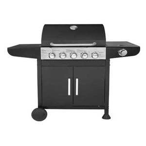 Parrilla de hierro fundido de alta calidad, 6 quemadores, encendido por pulso electrónico, barbacoa de carbón, plegable - Product Image 4