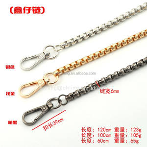 Chaîne <span class=keywords><strong>de</strong></span> remplacement pour sac à main DIY, 120 cm, chaîne décorative tendance pour sac à bandoulière, chaîne en métal pour sac à main - Product Image 2