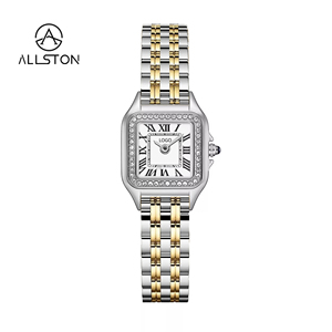 2026 New Women's Sport Luxury Antique Fashion Square Dial Quartz Watch Stainless Steel Band Alloy Case Lightweight Simple <strong>Roman</strong> - Product Image 1