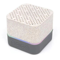 Mini Altavoz Portátil Inalámbrico BT, Ecológico, Biodegradable, de Paja de Trigo, Resistente al Agua, para Música, Computadora y Teléfono Móvil, Venta al Por Mayor
