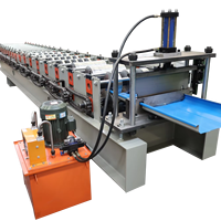 Machine de formage à rouleaux pour toitures avec moteur à boîte de vitesses et roulement haute productivité