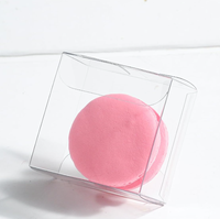 Boîtes à macarons individuelles transparentes en PET, mini boîtes pour friandises/cadeaux, 2,13x2,13x1,34, matériaux recyclés, fabriquées, boîte à bonbons, emballage de boulangerie