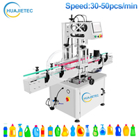 HUAJIE Automatische Schraubverschluss-Maschine für Glas- und Plastikflaschen Hochwertige Vollautomatische Schraubverschluss-Maschine