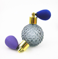 Bouteille de parfum d'atomiseur rechargeable vide de haute qualité de 50 ml 100ml avec la pompe d'airbag de couleur différente