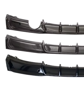 Car Bumpers Suitable for BMW <strong>3</strong> Series Rear Lip F30F31F35 Modified to Black Carbon Pattern Dual Outlet Rear Spoiler Surround - Product Image 4
