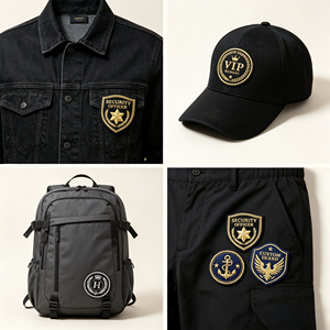 Parches Bordados Personalizados para Bandas, Parche con Logotipo de Alta Densidad, Hilo Metálico Dorado y Plateado, Termoadhesivo para Chaquetas de Música Rock, Sombreros, Vaqueros - Product Image 2