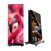 Pantalla LED Portátil para Publicidad en Tiendas Minoristas, Pantalla Digital Móvil, Video Wall para Exhibiciones y Vestíbulos