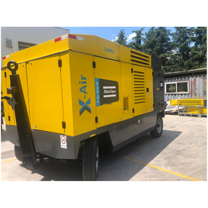 Compresor de aire de tornillo diésel portátil, motor/motor refrigerado por aire, 23bar, 26m3/min, perforación de pozos de agua de alta presión, 960-23, - Product Image 6