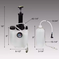 Kit d'outils de purge et d'extraction de liquide de frein portable pour réparation automobile