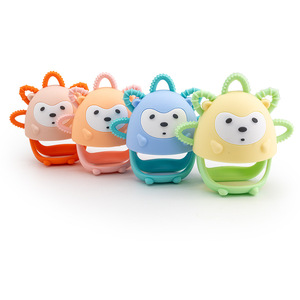 ของเล่นกาวยางกัดซิลิโคนรูปเม่นน้อยป้องกันการกัดด้วยมือสำหรับเด็ก - Product Image 1