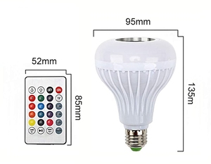 Bóng Đèn Thông Minh JK103 Với Loa, Bóng Đèn <span class=keywords><strong>LED</strong></span> Phát Nhạc Thông Minh Có Điều Khiển Từ Xa, Bóng Đèn <span class=keywords><strong>Led</strong></span> Màu Thay Đổi Công Suất 12W - Product Image 5
