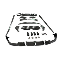 Kit de carrocería de fibra de carbono estilo LD para BMW G06 X6 X6M capó labio delantero difusor trasero alerón falda lateral Kit de guardabarros lateral