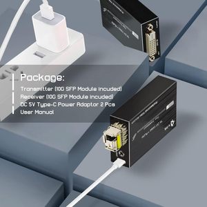Konverter 4 k-dvi ke serat, transreceiver optik <span class=keywords><strong>Video</strong></span> DVI Ultra HD, hingga 20km lebih dari Mode tunggal dengan Audio Stereo eksternal - Product Image 4