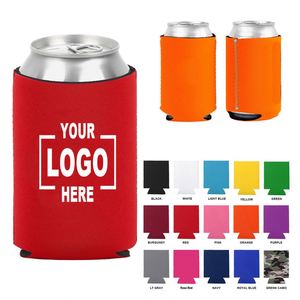 Fundas de Neopreno Personalizadas para Bebidas, Enfriadores de Latas de Cerveza Plegables, Aislantes para Latas, Portavasos - Product Image 1