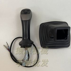 Hydraulic Electric Control Handle Four Button For Excavator Parts Log Grappling Machine - Product Image 3