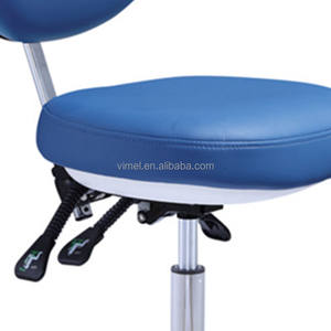 Sgabello medicale con sedia Mobile da medico e sedia Mobile Mobile per sedile rotante in microfibra per sedile posteriore regolazione dell'inclinazione del telaio/ciao - Product Image 3