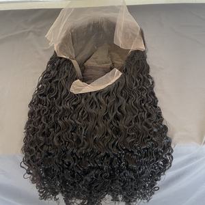 Peluca de encaje rizado birmano para mujeres afroamericanas, peluca frontal de encaje HD 13x6 profunda de 30 pulgadas, peluca completa de cabello humano virgen con encaje frontal. - Product Image 2