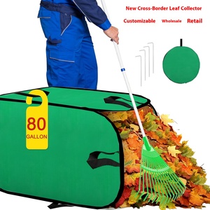 Colector de hojas de algodón plegable de último diseño moderno 2025 y recogedor caducifolio emergente para jardín y patio para sala de estar - Product Image 2