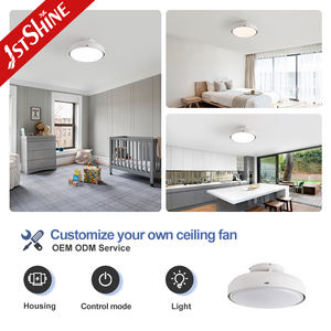 1stshine 18 ''Montage encastré Chambre à coucher sans lame 30dB Bibliothèque-Mode <span class=keywords><strong>de</strong></span> veille silencieux avec contrôle tactile du bruit blanc Ventilateur <span class=keywords><strong>de</strong></span> plafond <span class=keywords><strong>de</strong></span> <span class=keywords><strong>nuit</strong></span> chaude - Product Image 4