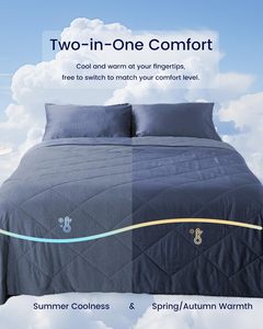 Hot <span class=keywords><strong>Sleeper</strong></span> All Season Double Side Arc-Chill Bamboo Fabric King Size Cooling Edredón Manta de refrigeración para el verano - Product Image 3