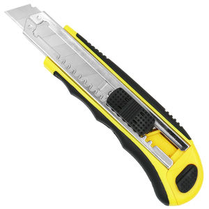 Coltello taglierino automatico ABS + TPR 18MM con lame a scatto 8 pezzi SK5 - Product Image 1
