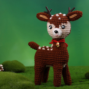 Kit de <span class=keywords><strong>crochet</strong></span> bricolage pour débutants Kit d'<span class=keywords><strong>animaux</strong></span> au <span class=keywords><strong>crochet</strong></span> de Noël personnalisé pour cadeau - Product Image 6
