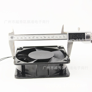 Ventilateur axial Sqgiun 135x135x38mm 220V à noyau en cuivre, double roulement à billes, ventilateur industriel AC pour dissipation thermique - Product Image 1